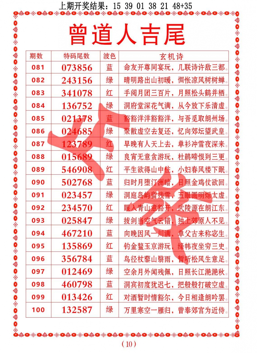 096期曾道人吉尾[图]