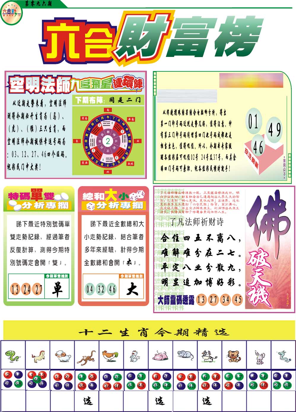 096期财富榜[图]